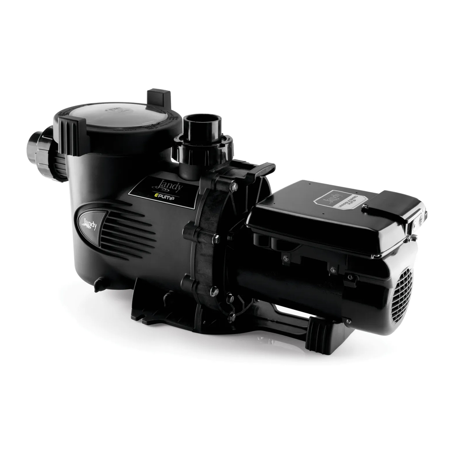 JANDY EPUMP SERIES INSTALLATION AND OPERATION MANUAL Pdf Download