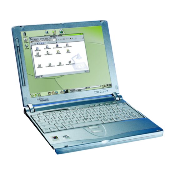 FUJITSU SIEMENS COMPUTERS LIFEBOOK B SERIES OPERATING MANUAL Pdf ...