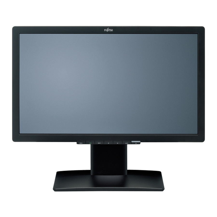Fujitsu LCD Monitor Operating Manual