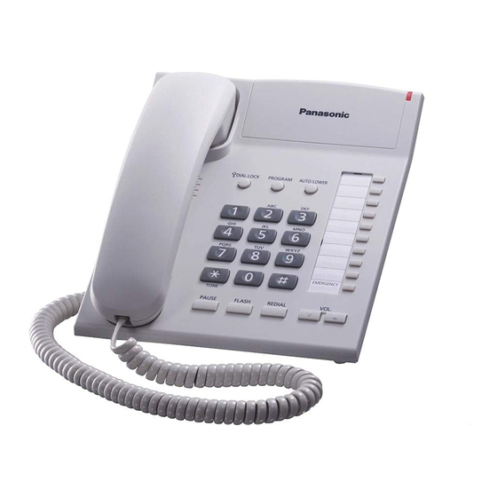 PANASONIC KX-TS820 SPECIFICATIONS Pdf Download | ManualsLib