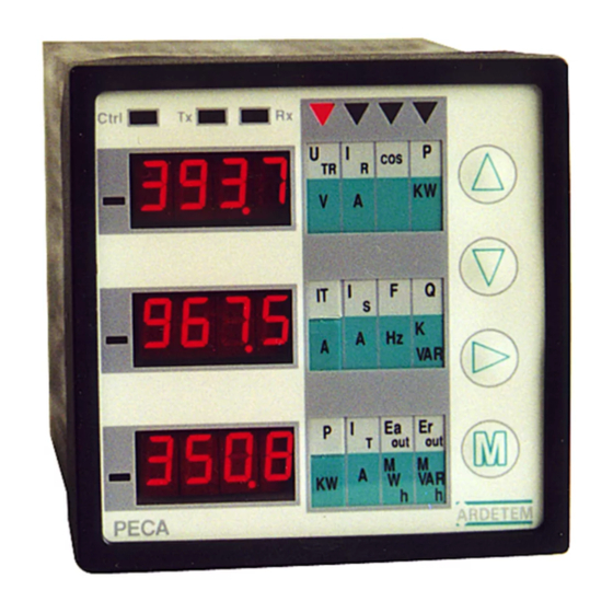 ARDETEM PECA 30 Configuration Manual