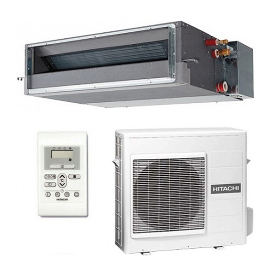 Hitachi RAD-50DH7A Installation Manual
