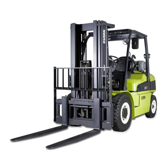 Clark C40D Operator's Manual