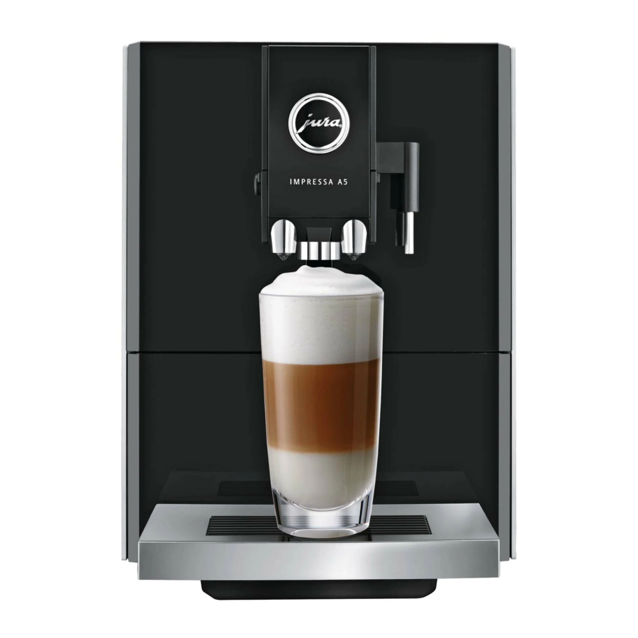 Jura IMPRESSA A5 One Touch Coffee Maker Manuals