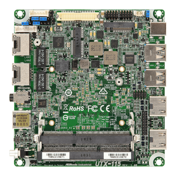 ASROCK UTX-115 User Manual