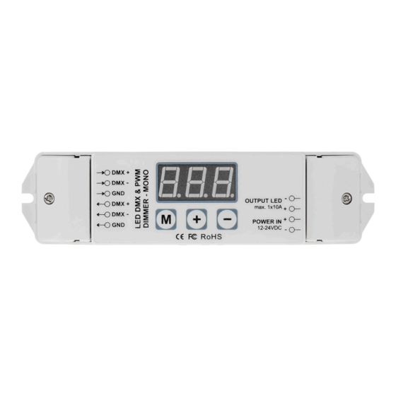 superbrightleds DMX-1CH-10A Instructional Sheet