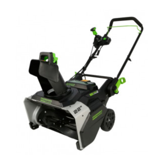 GreenWorks SN-200-T Owner's Manual
