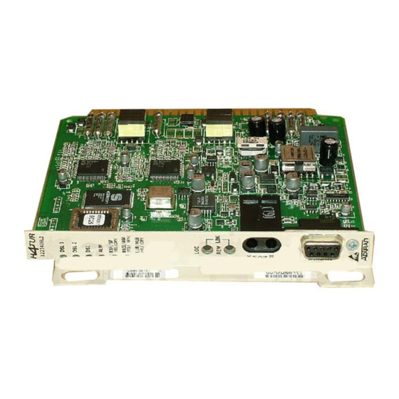 ADTRAN HDSL4 T200 H4TU-R Installation And Maintenance Practice