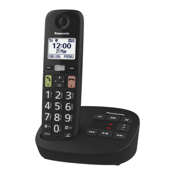 Panasonic KX-TGU120 Series Operating Instructions Manual
