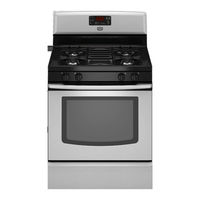 Whirlpool MGR7661WS - Gas Range - Stainless Installation Instructions Manual