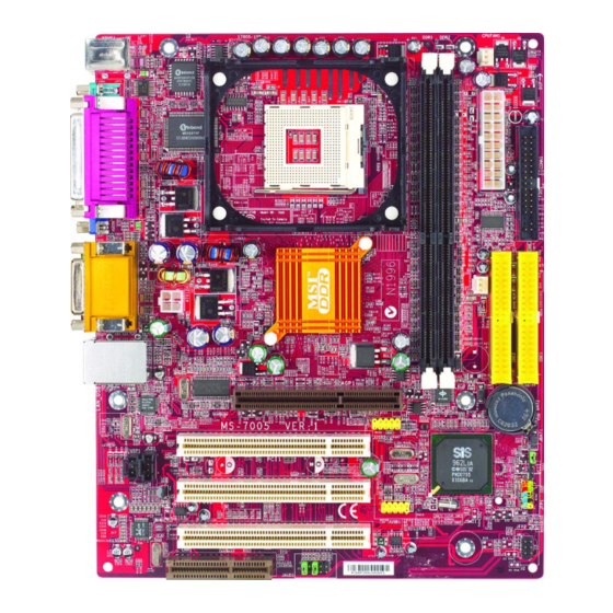 MSI MS 7005 - 651M-L Motherboard - Micro ATX User Manual
