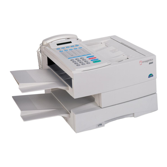 User Manuals: Imagistics 9920 Toner Cartridge