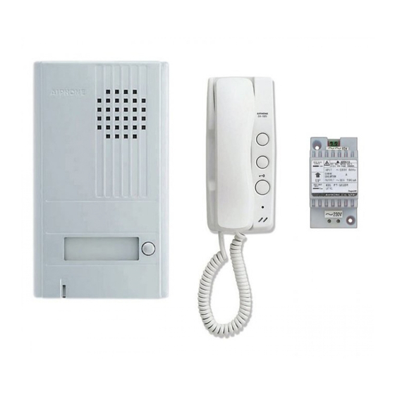 Aiphone DA-1AS Installation And Operation Manual