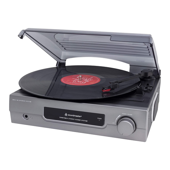 SOUNDMASTER PL200 Instruction Manual