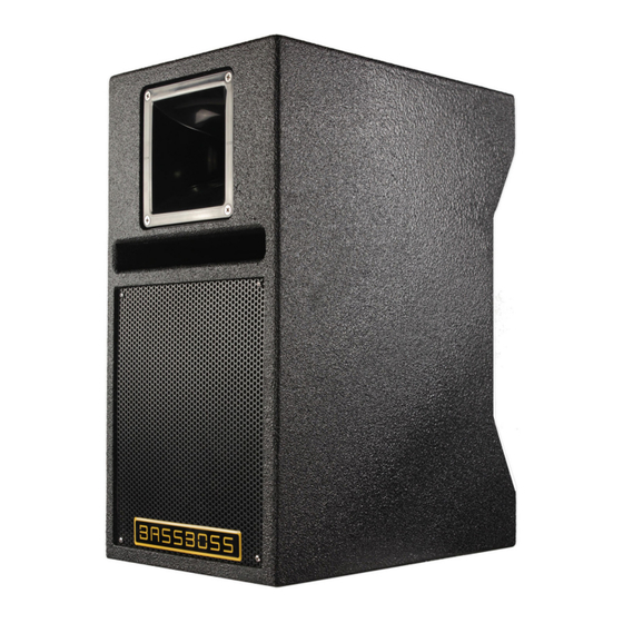 BassBoss SV8 Powered MicroMain Owner's Manual