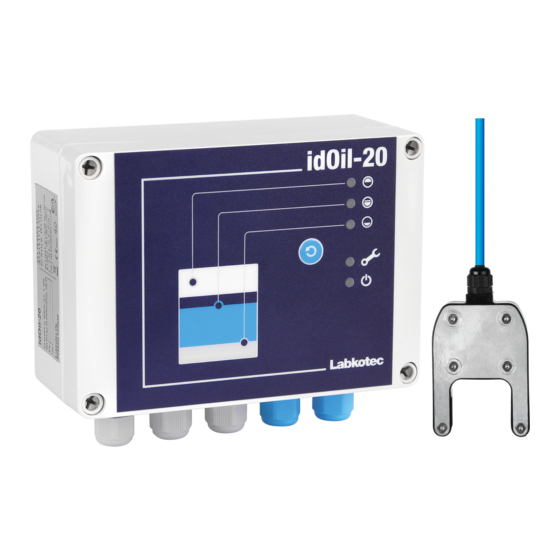Labkotec idOil-20 Installation And Operating Instructions Manual