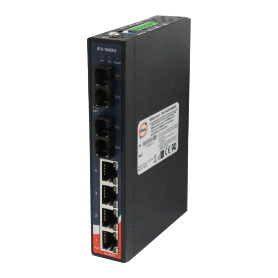 ORiNG IPS-1042FA-MM-SC Quick Installation Manual