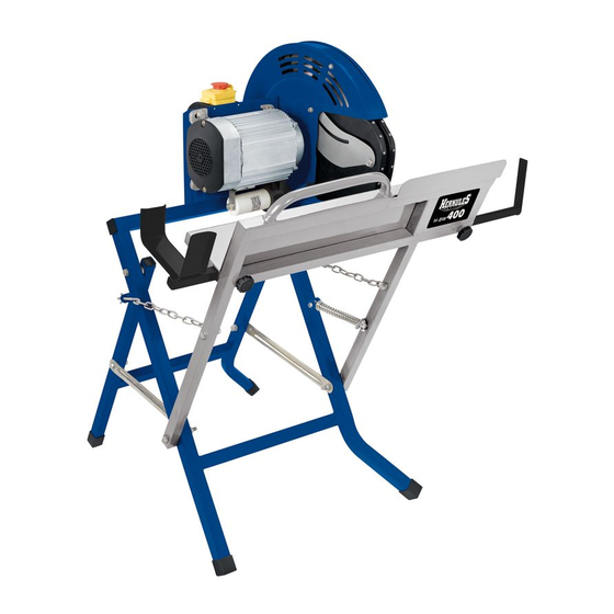 User Manuals: Hercules H-BW 400 Firewood Drag Saw