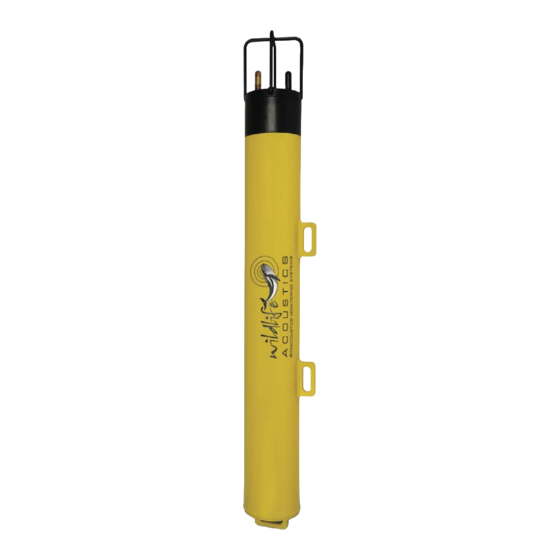Wildlife Acoustics Song Meter SM2M+ Submersible User's Manual Supplement