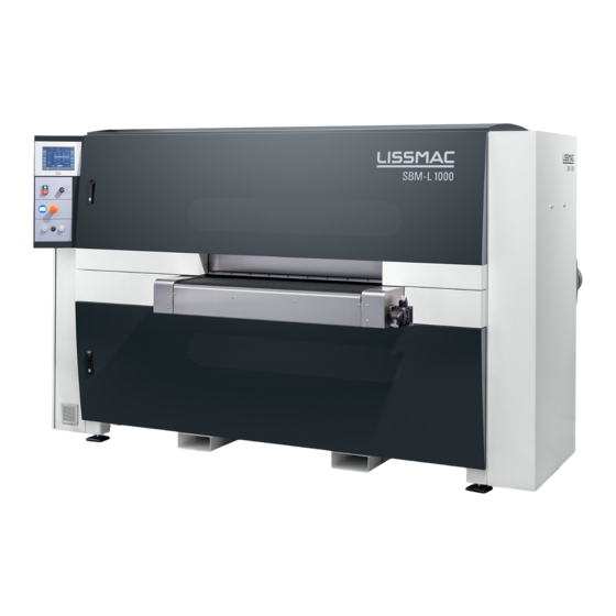 Lissmac SBM-L 1500 G1S2 Operating Manual