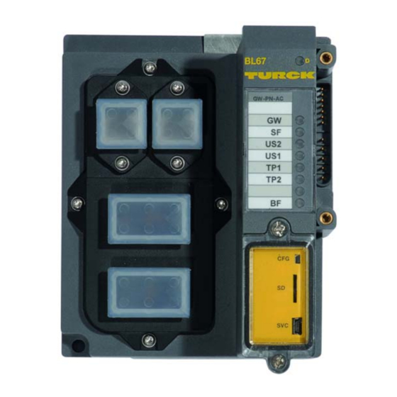 turck BL67-GW-PN-AC User Manual