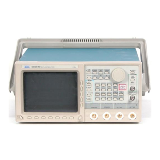 Tektronix DG2040 User Manual