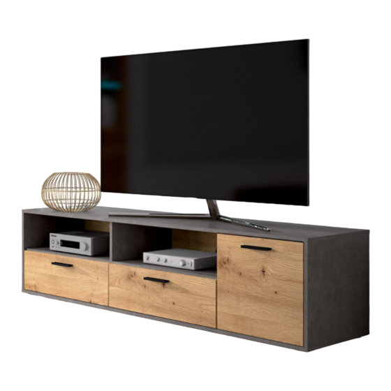 User Manuals: GALA MEBLE PARMA RTV1D2S Furnishing