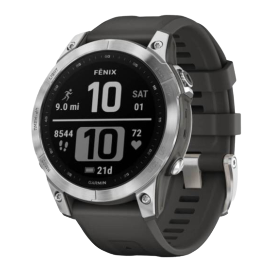 Garmin FENIX 7 PRO Series Owner's Manual