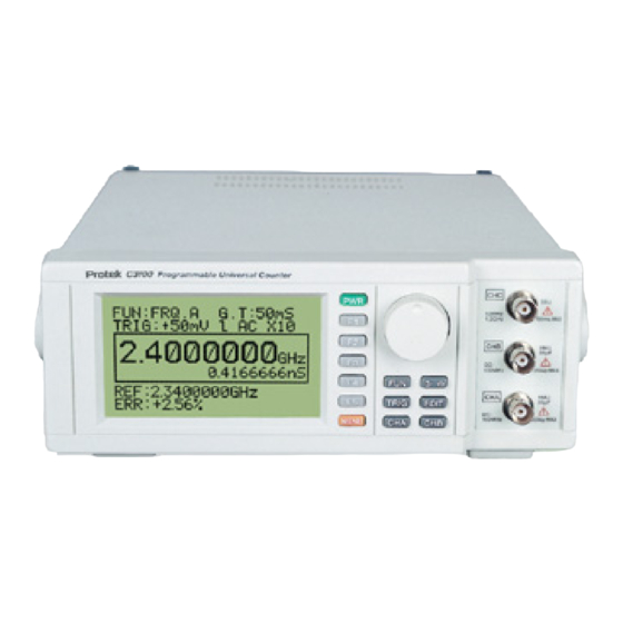 Protek C3100 User Manual