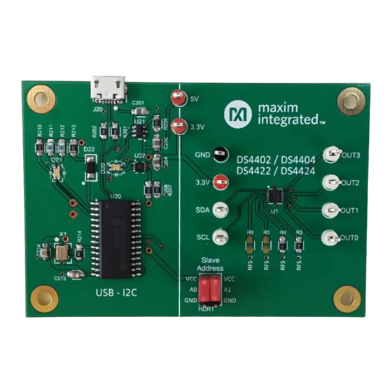 Maxim Integrated DS4424 Manual