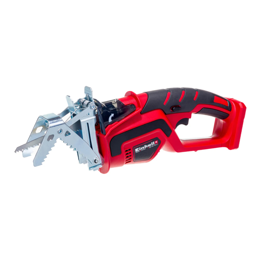 EINHELL GE-GS 18 Li-Solo (34.082.20) - Cordless Saw Manual