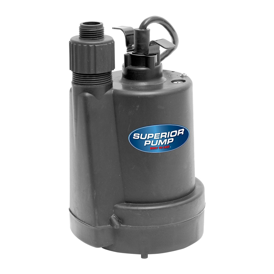 Superior Pump 91025, 91026, 91250, 91255, 91330 Manual