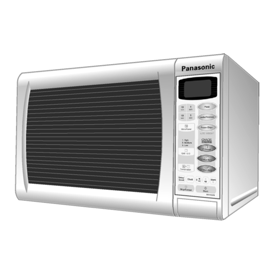 User Manuals: Panasonic NN-T559WB Microwave Oven