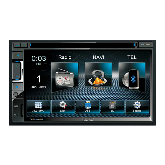 Domain DM-DV6768NVS Instruction Manual