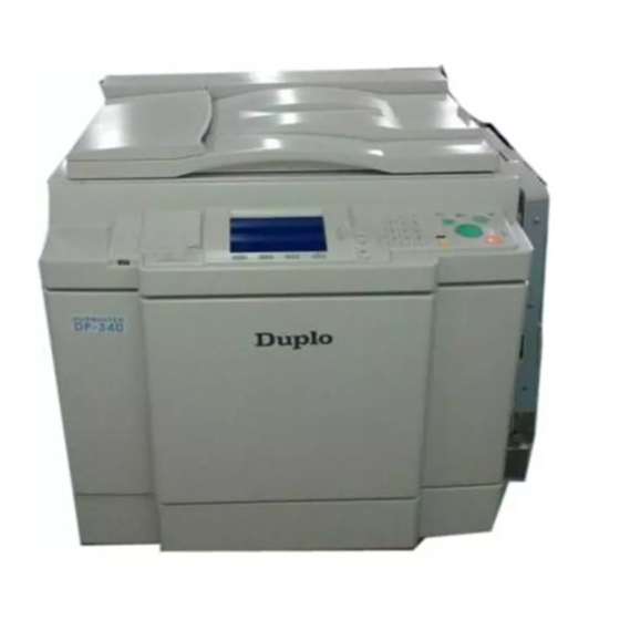 DUPLO SEIKO CORPORATION Duprinter DP-460 Service Manual