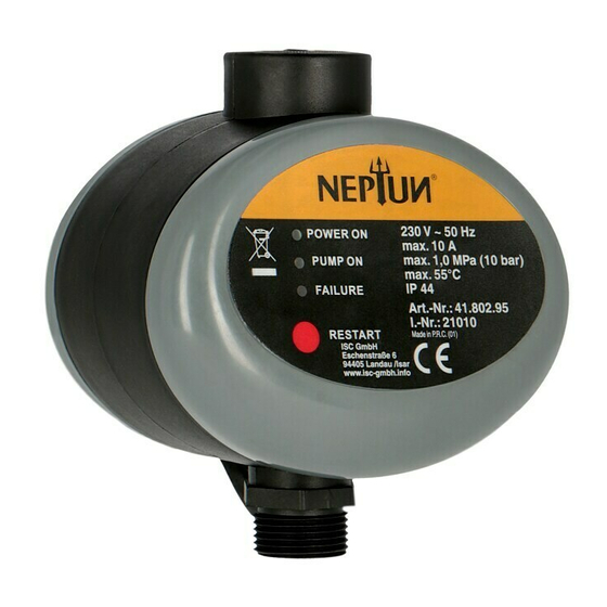 NEPTUN classic NDE 10 Original Operating Instructions