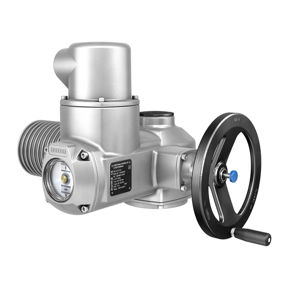 AUMA SAE 07.2 Series Operation, Assembly And Commissioning Instructions