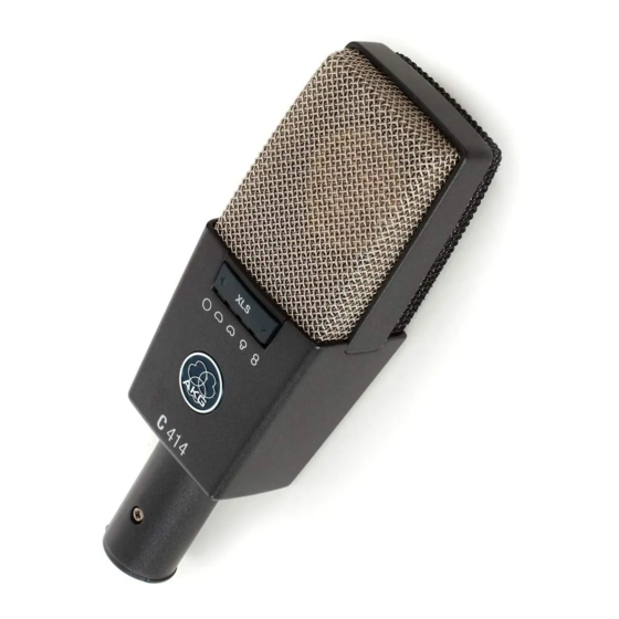 Harman AKG C 414 B-XLS Service Manual