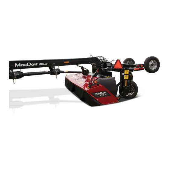 MacDon R1 Series Operator's Manual