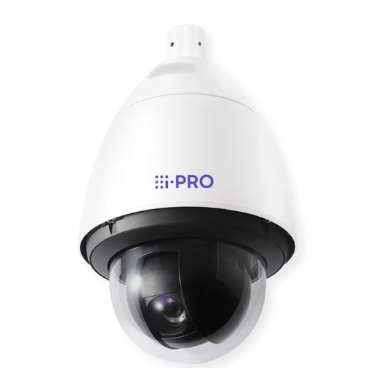 i-PRO WV-S65340-Z4K Installation Manual