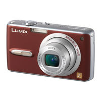 Panasonic DMCFX50K - Lumix Digital Camera Operating Instructions Manual