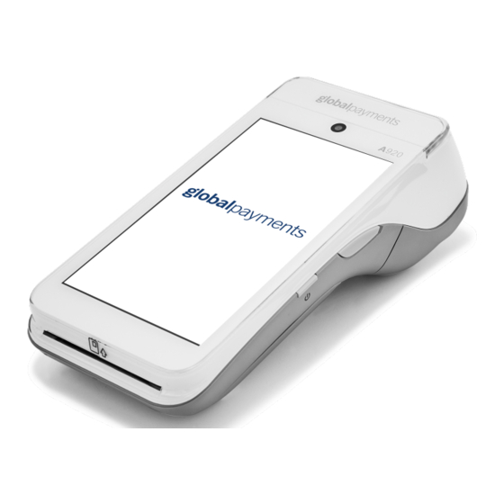 globalpayments A920 User Manual