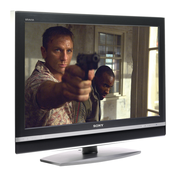 Sony BRAVIA KDL-40V2500 Quick Setup Manual