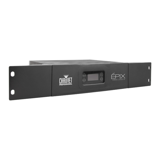 Chauvet Professional EPIX Drive 2000 IP User Manual