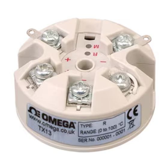 Omega TX13 User Manual