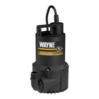 Wayne RUP160 Operating Instructions And Parts Manual