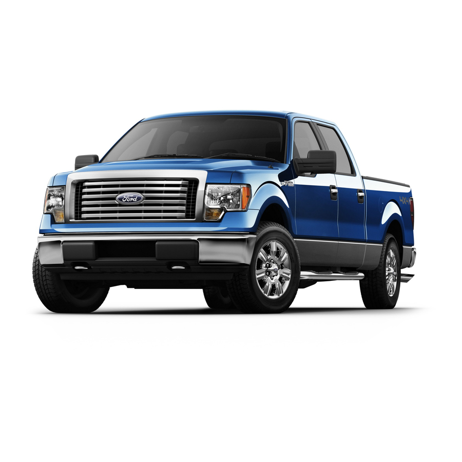Ford F-150 2010 Supplement Manual