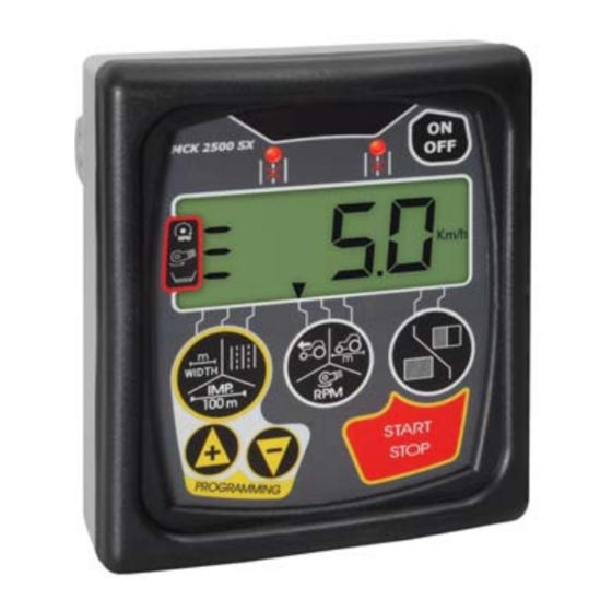 MC Electronics MCK 2500 SX Manuals