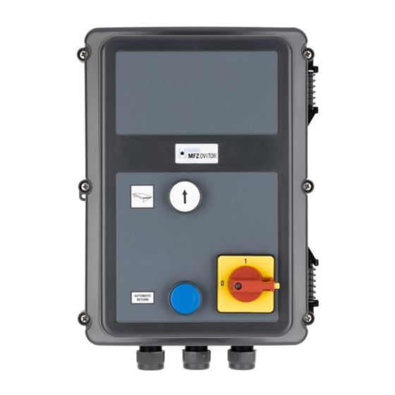 User Manuals: MFZ Ovitor RS 300 K Control Unit