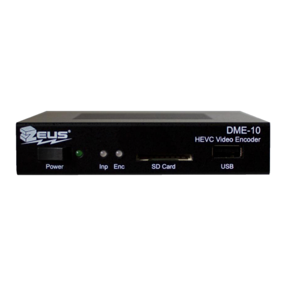 Z3 Technology ZEUS DME-10-G User Instructions
